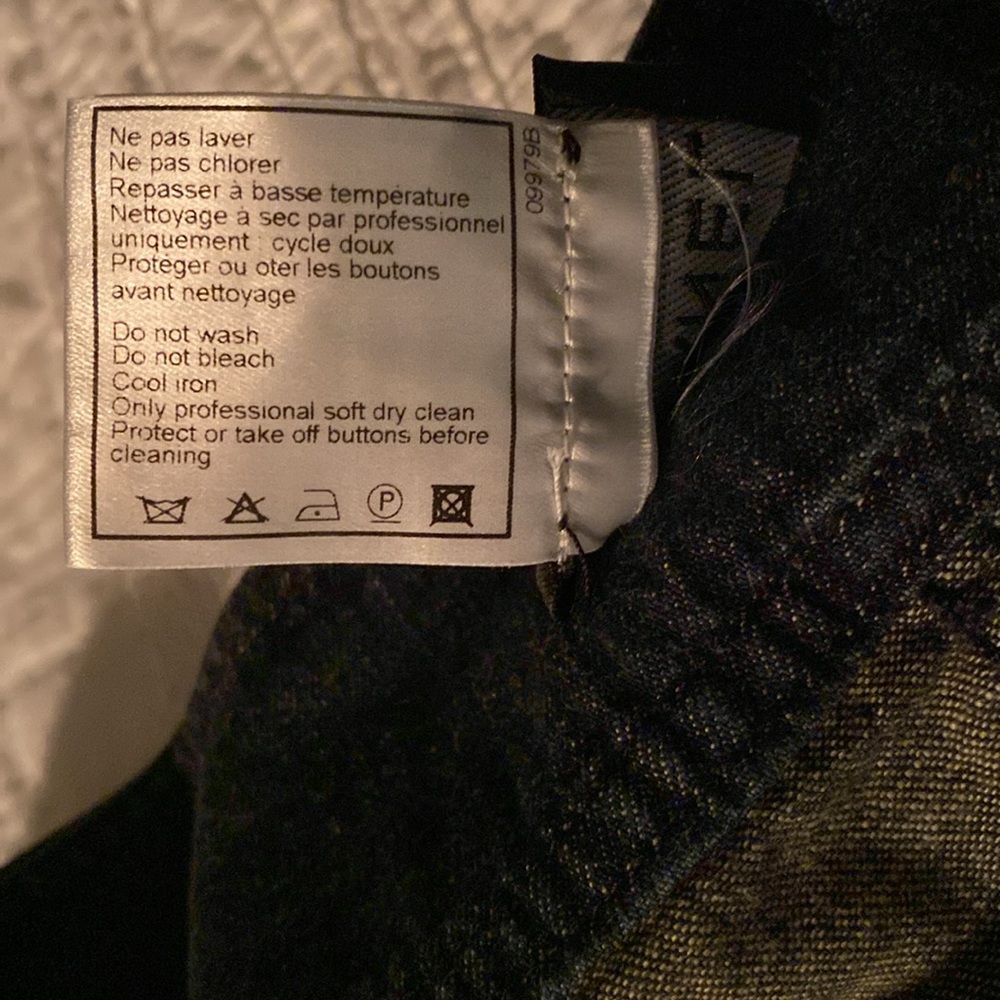 Chanel Denim Wrap Skirt, 42 - Picture 5 of 8